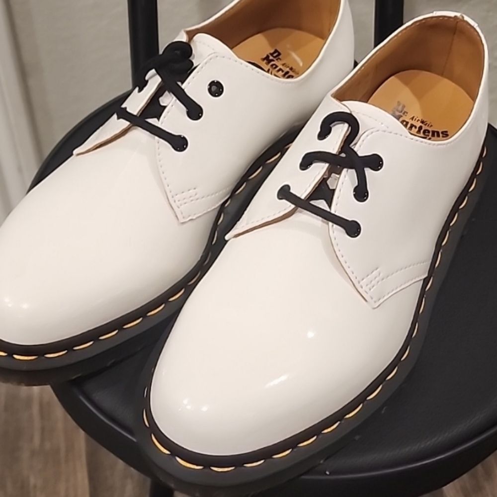 Dr Martens 1461 Patent Leather Oxford Shoes - Picture 8 of 9